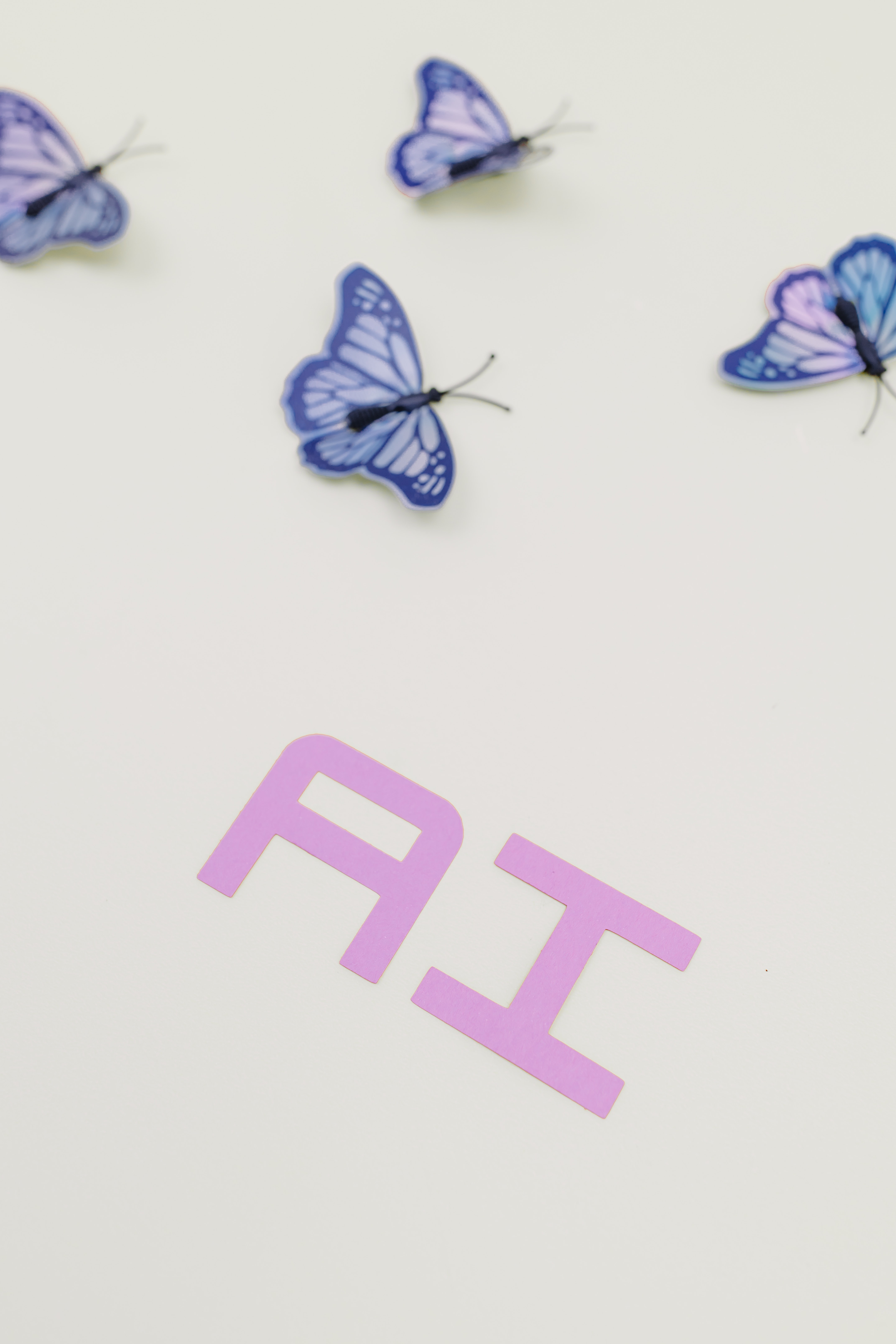 AI with butterflies